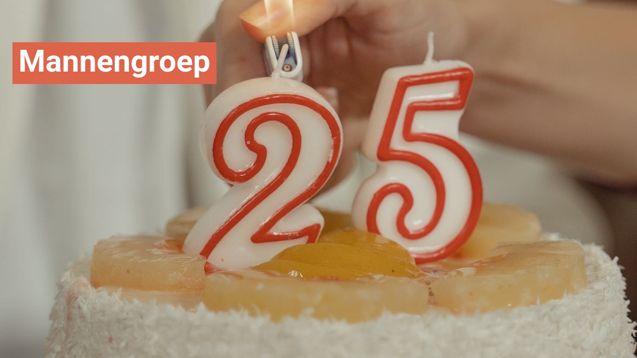 25 jaar Mannengroep.